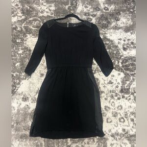H&M Black Long Sleeve Dress